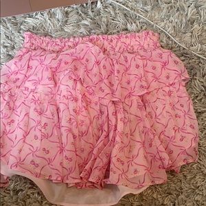 pink love shack skirt